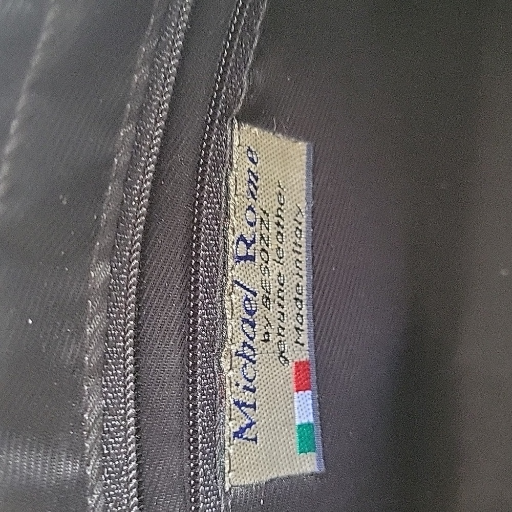 GENUINE LEATHER MICHAEL ROME HANDBAG- Made In Italy - Picture 5 of 5